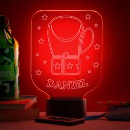 Personalised Boxing Glove Night Light Color Changing Led Lamp