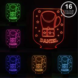 Personalised Boxing Glove Night Light Color Changing Led Lamp - thumbnail 2
