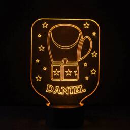 Personalised Boxing Glove Night Light Color Changing Led Lamp - thumbnail 4