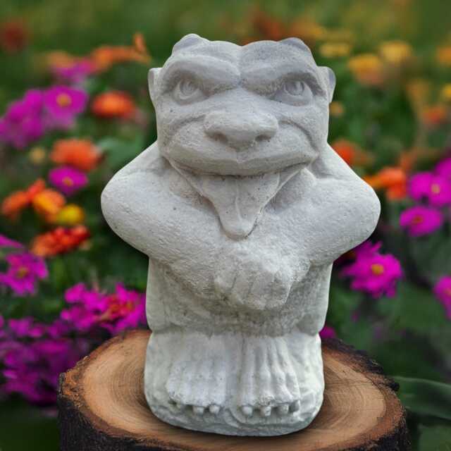 Guardian Gargoyle Sculpture Concrete Monster Statue Stone Demon Figurine Cement Guardian Front Door Decoration Yard Art - image 1