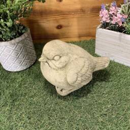 Stone Garden Cute Robin Bird Animal Statue Ornament - thumbnail 4