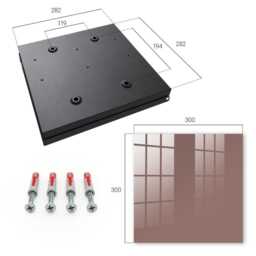 Light Brown Wall Mounted Key Cabinet, Box For Wall, Minimalist Backgrounds & Patterns - thumbnail 4