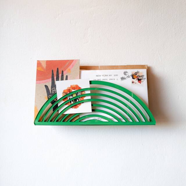 Arch Rainbow Acrylic Wall Mail Holder - image 1
