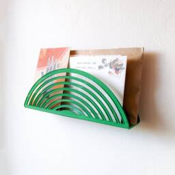 Arch Rainbow Acrylic Wall Mail Holder - thumbnail 2