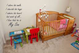 My Son Wall Decal. I Adore His Smile. Cherish Hugs. Admire Heart.. But Most Of All Love That He Is My Son - Vinyl Decal - thumbnail 1