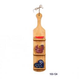 Paddle Shelf Wall Hanging Reclaimed Wood Farmhouse Decor - thumbnail 4
