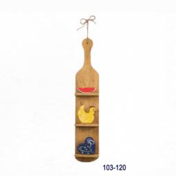 Paddle Shelf Wall Hanging Reclaimed Wood Farmhouse Decor - thumbnail 3