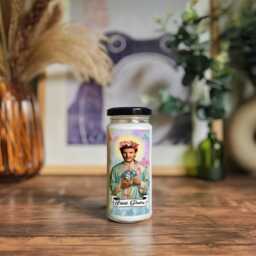 Saint Pedro Pascal Prayer Candle 8Oz Soy Wax Novelty Gift - thumbnail 2