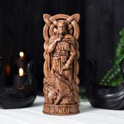 Freyr God Of Peace & Fertility Statue Nown As Yngvi in Midgard. Norse Paganism Traditions For Asatru Altar. Viking Yule Gift - thumbnail 2