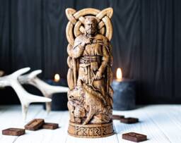 Freyr God Of Peace & Fertility Statue Nown As Yngvi in Midgard. Norse Paganism Traditions For Asatru Altar. Viking Yule Gift - thumbnail 1