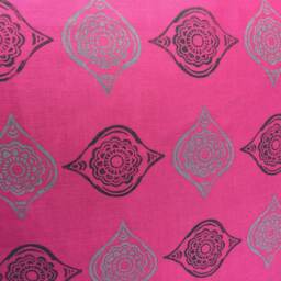 Hand Block Printed Pillow - Roshannee - thumbnail 2