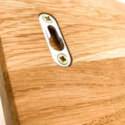 Key Hook Rail - Handmade Holder Oak Storage Wooden Hooks Personalised Homeware - thumbnail 4