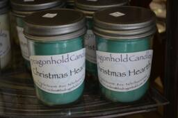 Christmas Hearth Candle Hand Poured, Triple Scented Soy-Paraffin Candle