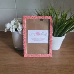 Candy Cane Clay Slices Photo Frame 4 X 6 Inches - thumbnail 3