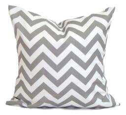 Gray Pillow Cover Sale, Outdoor Covers, Grey For A 20x20 Or 12x20 Inch Insert - thumbnail 1