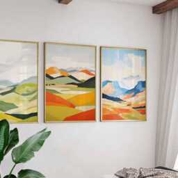 Set Of 3 Colorado Posters, Usa Rocky Mountain Prints Set, Scenic Landscape Wall Art, Nature Decor Prints, Adventure Gift - thumbnail 4