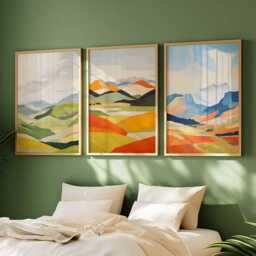 Set Of 3 Colorado Posters, Usa Rocky Mountain Prints Set, Scenic Landscape Wall Art, Nature Decor Prints, Adventure Gift - thumbnail 2