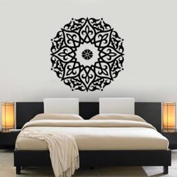 Wall Vinyl Decal Mandala Pattern Symbol Of Universe Cosmos Indian Religious Spiritual Modern Home Decor - #1176Dz - thumbnail 2