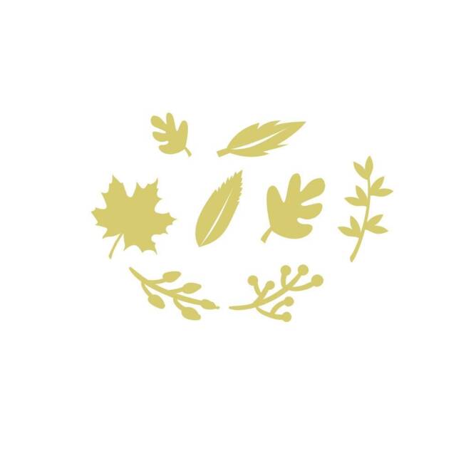 Leaves Decal, Autumn Stickers, Decals, Nature Wall Cute Window Car Nursery Tree Decals - image 1