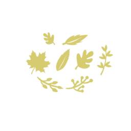 Leaves Decal, Autumn Stickers, Decals, Nature Wall Cute Window Car Nursery Tree Decals - thumbnail 1