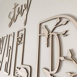 stay Wild Child Sign, Playroom Sign, Safari Nursery, Wall Lettering, Nursery Quote, Wooden Nursery/Playroom Decor - thumbnail 2