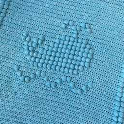 Handmade Baby Blanket Whale Design - thumbnail 4