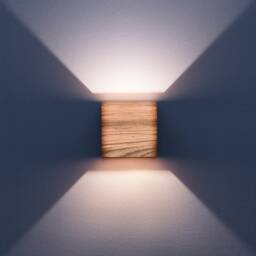 Ash Wood Led Wall Sconce Dimmable Bedside Light - thumbnail 2