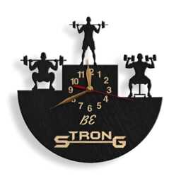 Wall Clock Weightlifter, Man Or Woman, Powerlifter, Bodybuilder, Bodybuilding Trainer ??oach Gift