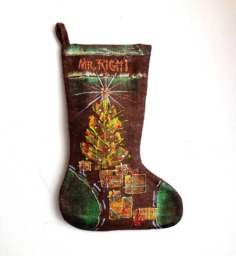 Christmas Stockinghand Made & Hand Painted Unique Stocking For Himmr Right Stockingholiday Gift Men