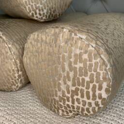 "Champagne Cushion, Bolster Cushion 16"" X 6" - thumbnail 2