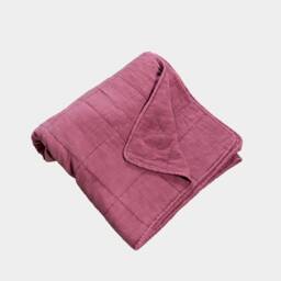 Quilted Bedspread For Single Bed Made Of Cotton By Hj??rtslag Design - thumbnail 1