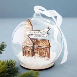 Gingerbread Church Bauble - thumbnail 2