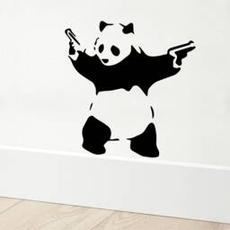 Banksy Panda Removable Vinyl Wall Decal Stickers Home Decor Art
