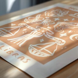 Hot Girls Are Libras Wall Print - Star Sign, Horoscope, Zodiac Lovers Astrology Poster Air Signs Trendy Art Libra Gift - thumbnail 3