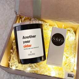 Funny Birthday Gift For Her, Another Year Older Soy Wax Candle - thumbnail 4