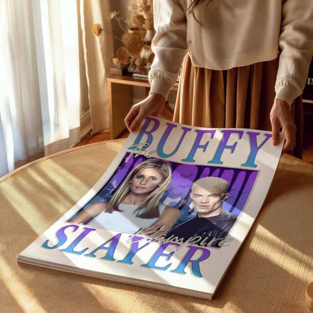 Buffy The Vampire Slayer Tv Homage Poster - Available Framed Or Unframed in Multiple Sizes - image 1