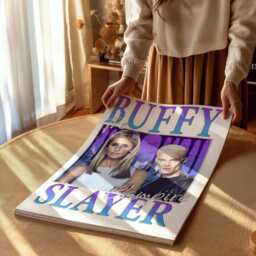 Buffy The Vampire Slayer Tv Homage Poster - Available Framed Or Unframed in Multiple Sizes - thumbnail 1