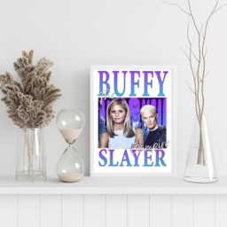 Buffy The Vampire Slayer Tv Homage Poster - Available Framed Or Unframed in Multiple Sizes - thumbnail 3