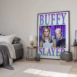 Buffy The Vampire Slayer Tv Homage Poster - Available Framed Or Unframed in Multiple Sizes - thumbnail 2