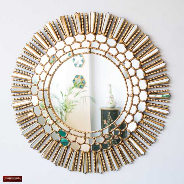 Gold Sunburst Wall Mirror 30 - image 1