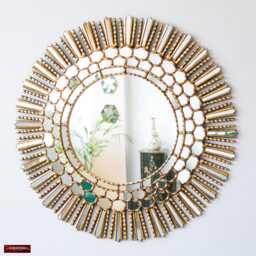Gold Sunburst Wall Mirror 30 - thumbnail 1