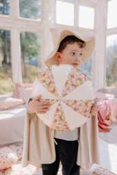 "Patchwork Pillow ""Honey Candy" - thumbnail 1