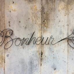 Relate Door Plate in Wire Recuit, Message, Phrase, First Name Wire, Sculpture, Wall Decoration, Stickers - thumbnail 2