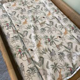 Safari Changing Mat, Jungle Changing Mat, Baby Animal Safari Nursery Theme, Change Mat - thumbnail 4