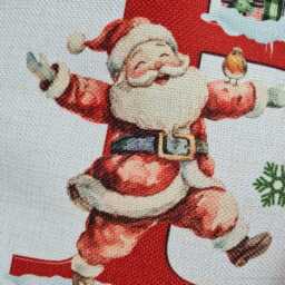 Santa Sack For Kids & Children Add Name Initial - Personalised Christmas Present Bag Custom Xmas Stocking Gifts - thumbnail 4