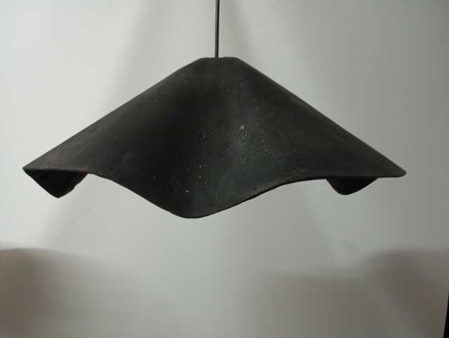 Concrete Lamp Martha35, Xtra-Light, Gold Inlay - image 1