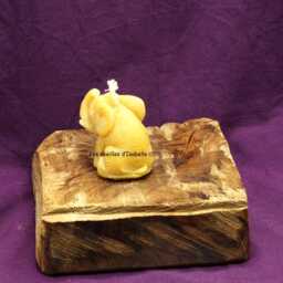 "Pure Beeswax Candle ""Small Elephant" - thumbnail 2