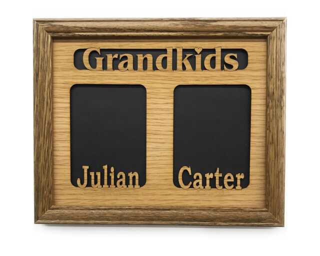 8x10 Grandkids Name Picture Frame - Personalized Photo Gift For Parents Or Grandparents - image 1