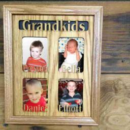 8x10 Grandkids Name Picture Frame - Personalized Photo Gift For Parents Or Grandparents - thumbnail 2