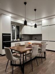 Ceramic Light Fixture For Kitchen Island, Bell Shape